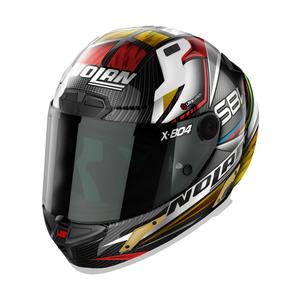 Nolan X-804 RS Ultra Carbon SBK ολοκληρωμένο κράνος μοτοσικλέτας μαύρο-κόκκινο-χρυσό