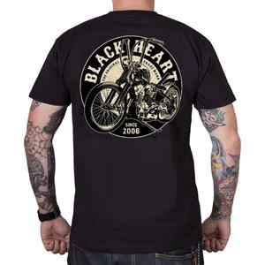 T-shirt Black Heart Chopper King μαύρο