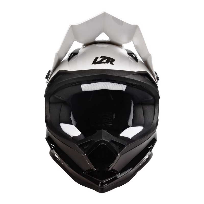 Motokrosová přilba Lazer OR-1 Ripper bílo-černá