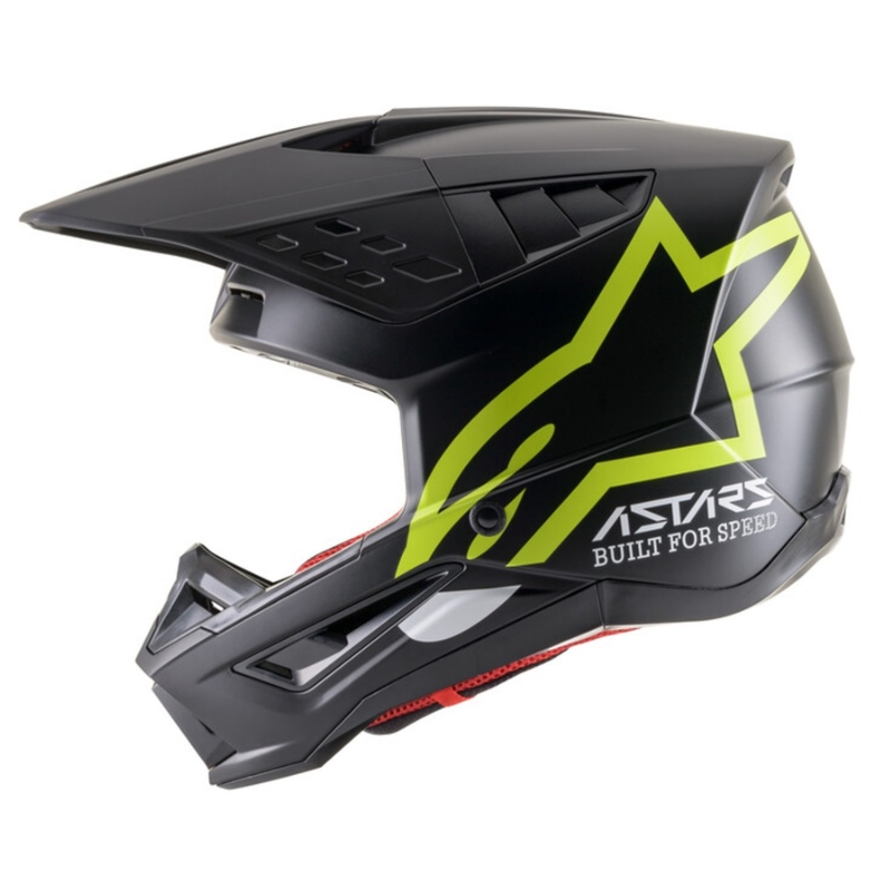 Motokrosová helma Alpinestars S-M5 Compass černo-fluo žlutá