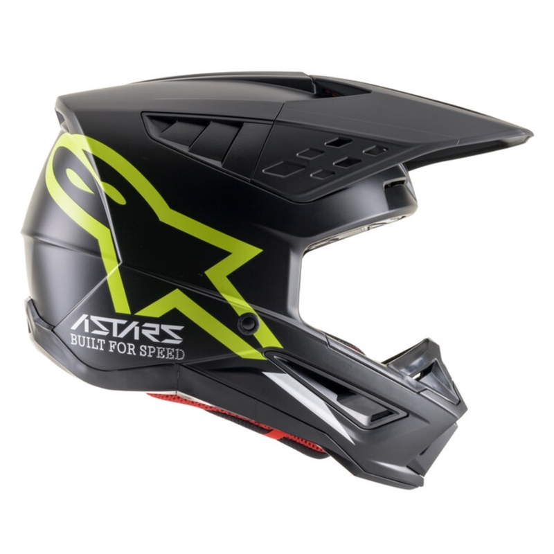 Motokrosová helma Alpinestars S-M5 Compass černo-fluo žlutá