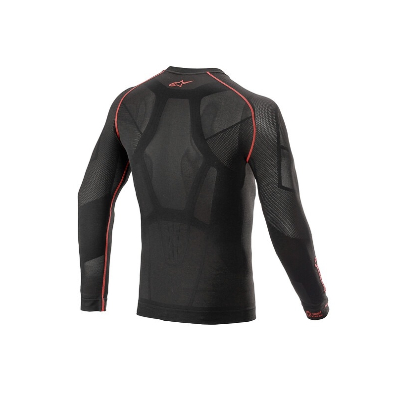 Alpinestars Ride Tech Summer μακρυμάνικο θερμικό πουκάμισο μαύρο και κόκκινο