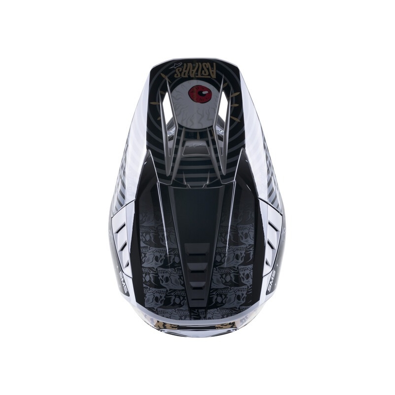 Motokrosová helma Alpinestars S-M5 Solar Flare černo-šedá výprodej