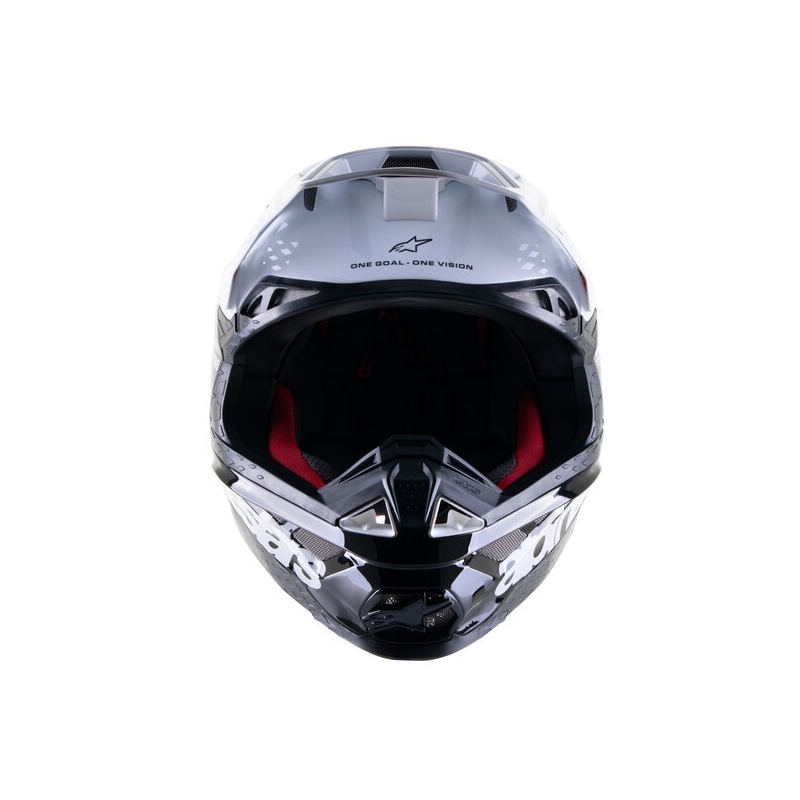 Alpinestars Supertech S-M8 Radium 2 Κράνος Motocross μαύρο και λευκό