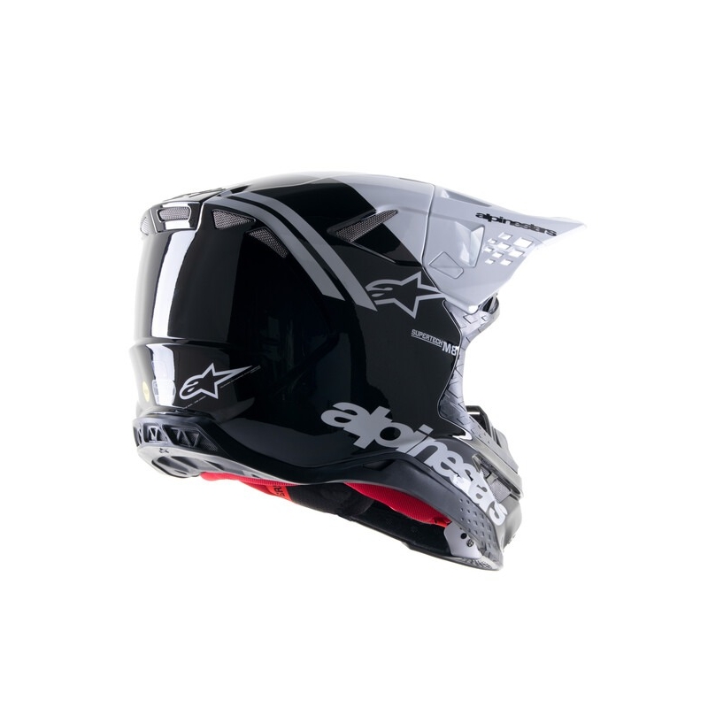 Alpinestars Supertech S-M8 Radium 2 Κράνος Motocross μαύρο και λευκό