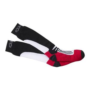 Alpinestars Racing Road CoolMax® μαύρες, λευκές και κόκκινες κάλτσες