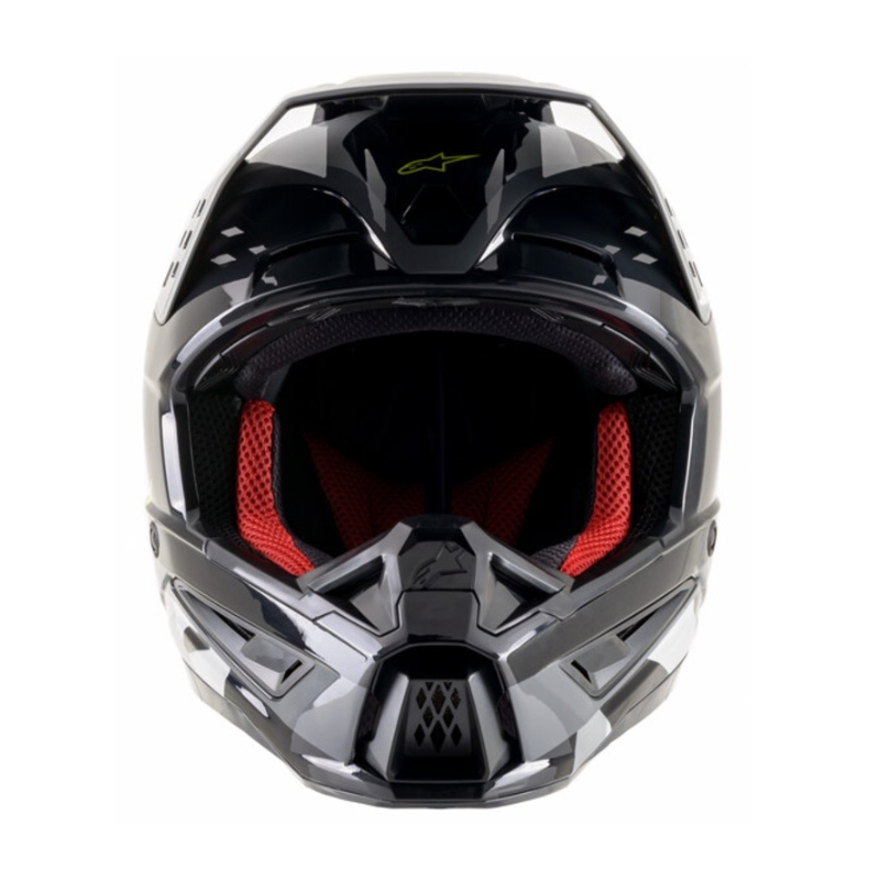 Alpinestars S-M5 Rover Motocross κράνος ανθρακί-fluo κίτρινο- γκρι καμουφλάζ