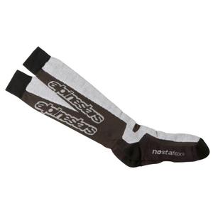 Alpinestars Termal Tech μαύρες και γκρι κάλτσες γόνατος