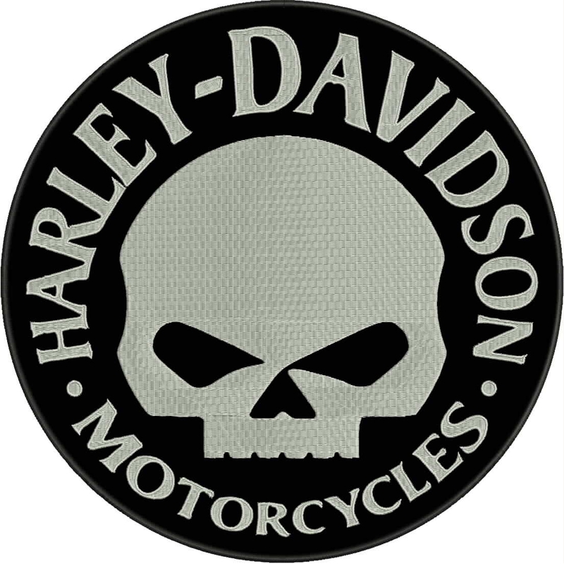 Patch H-D Μοτοσικλέτες μαύρο και άσπρο