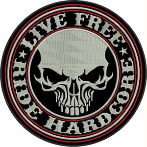 Patch Live free - Ride hardcore με κόκκινη λεπτομέρεια