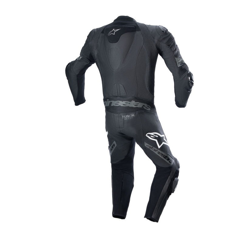 Alpinestars Missile 2 Ward μαύρη και γκρι δερμάτινη φόρμα μοτοσικλέτας