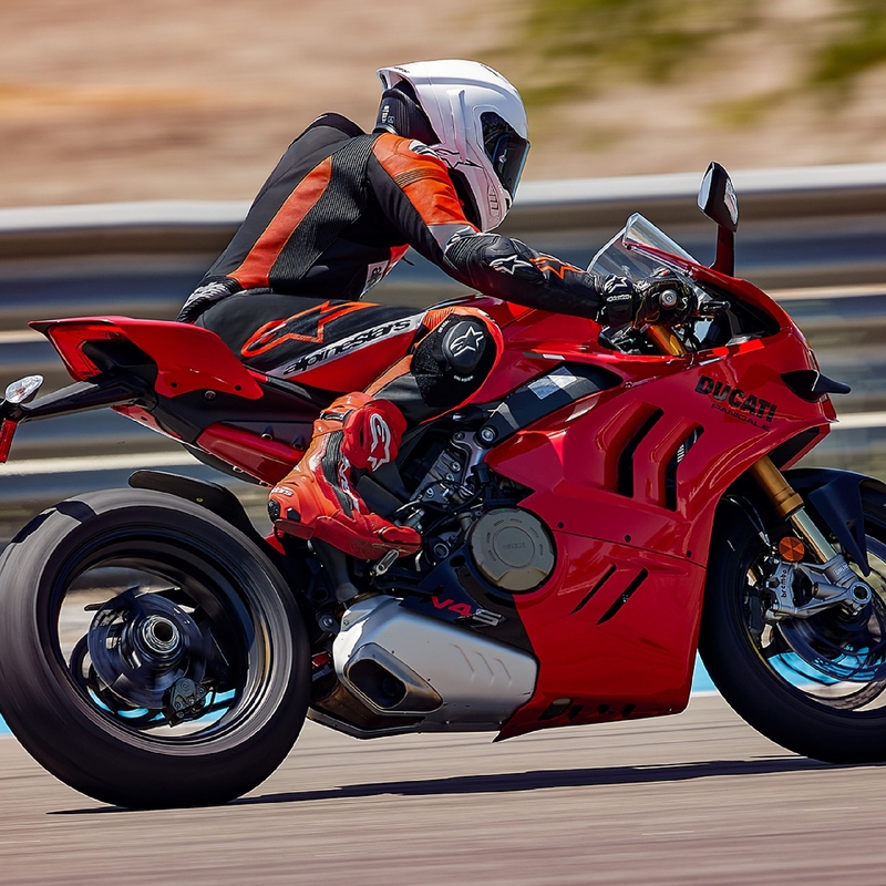 Alpinestars Missile 2 Ward Black-Fluo Red-White δερμάτινη φόρμα μοτοσικλέτας