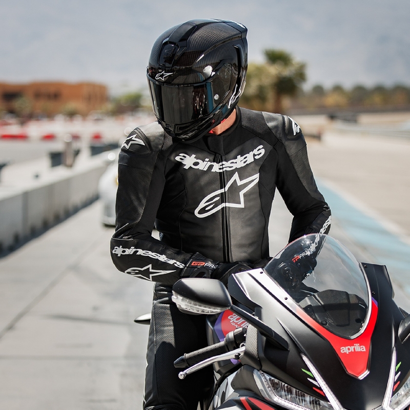 Alpinestars GP Force Lurv Μαύρη δερμάτινη φόρμα μοτοσικλέτας
