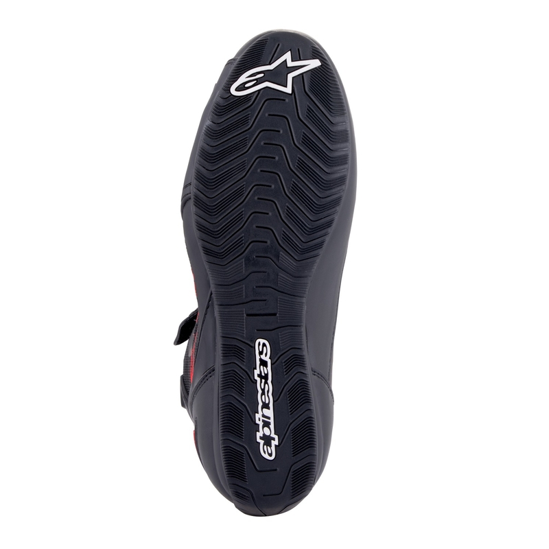 Alpinestars Faster-3 Rideknit Black-Dark Grey-Red μπότες μοτοσικλέτας