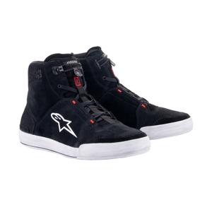 Alpinestars Chrome μαύρο-γκρι-φλούο κόκκινο μπότες μοτοσικλέτας