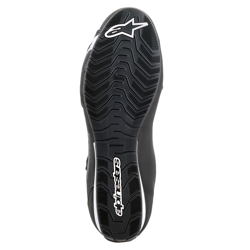 Alpinestars Sector Black and White Μπότες μοτοσικλέτας
