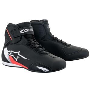 Alpinestars Μπότες μοτοσικλέτας Sector Black-White-Fluo Red