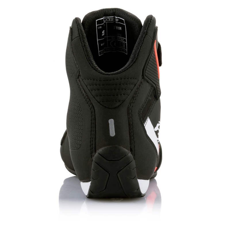 Alpinestars Μπότες μοτοσικλέτας Sector Black-White-Fluo Red
