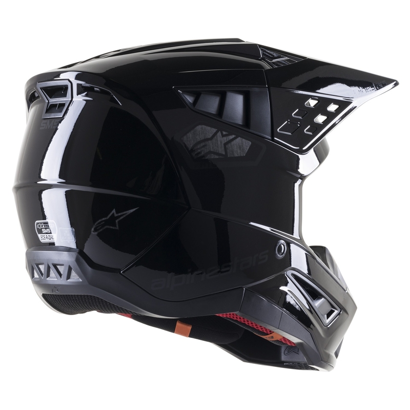 Alpinestars S-M5 Scout κράνος motocross μαύρο και ασημί