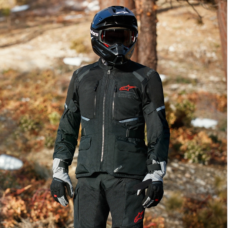 Μπουφάν μοτοσικλέτας Alpinestars Andes Drystar 2 μαύρο