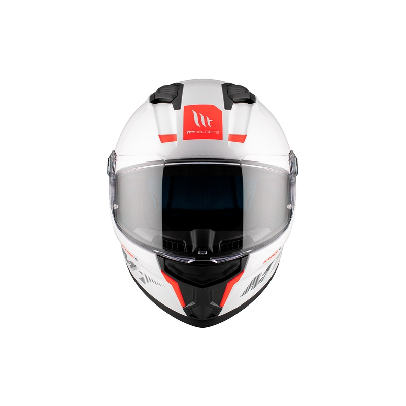 MT Stinger 2 Solid Gloss White Integral κράνος μοτοσικλέτας