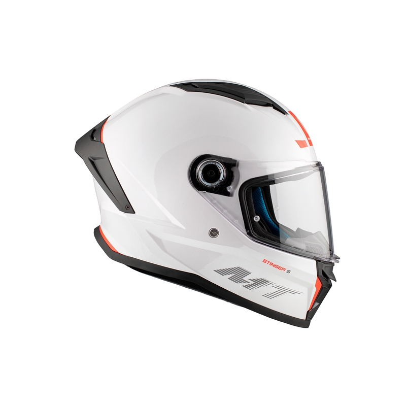 MT Stinger 2 Solid Gloss White Integral κράνος μοτοσικλέτας