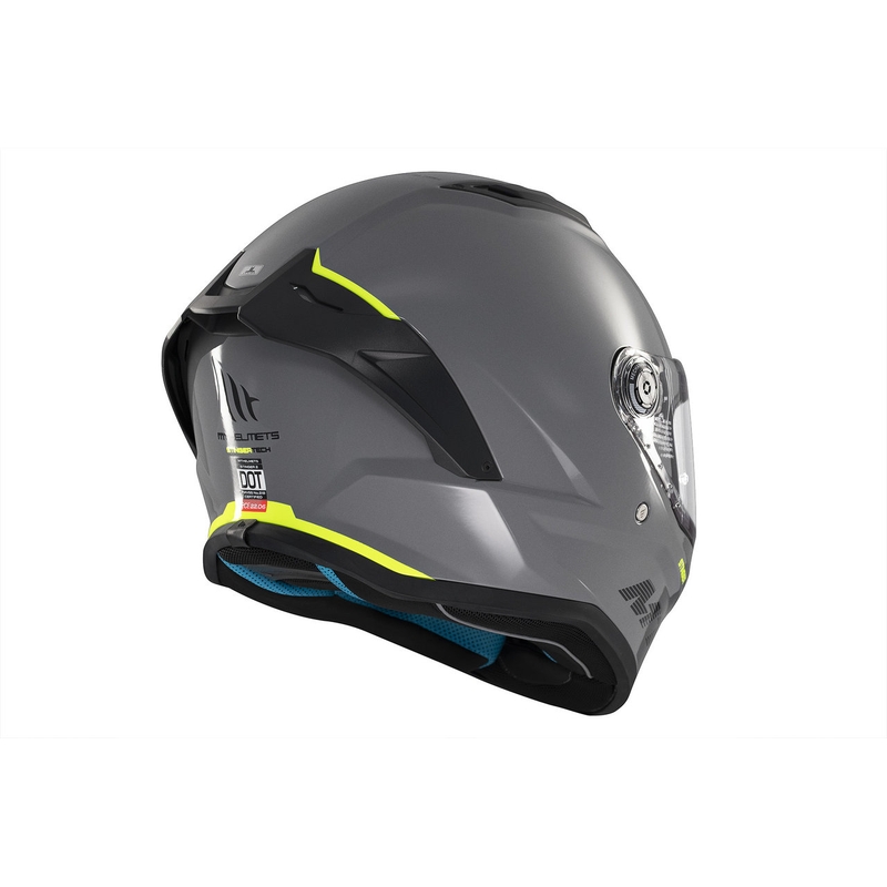 MT Stinger 2 Solid Gloss Grey Integral κράνος μοτοσικλέτας