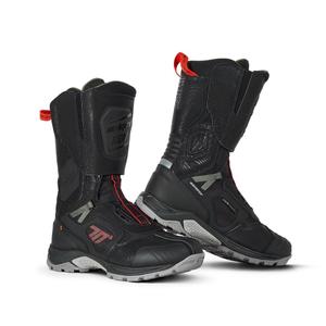 Μπότες μοτοσικλέτας SEVENTY DEGREES SD-BA6 Stelvio High μαύρο-κόκκινο-πράσινο