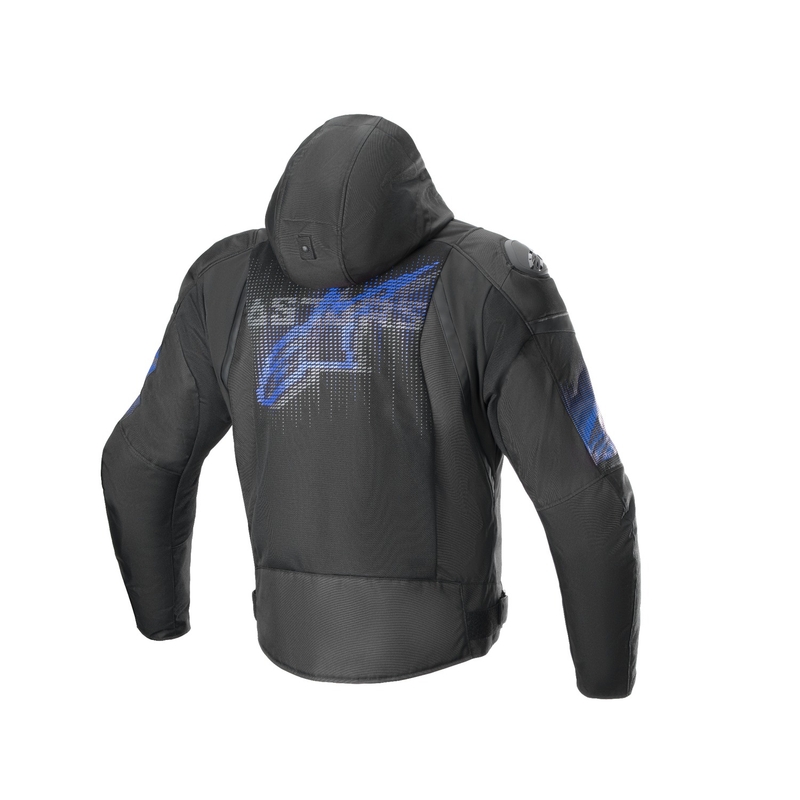 Alpinestars Zaca Air Venom αδιάβροχο μαύρο/μπλε μπουφάν μοτοσικλέτας