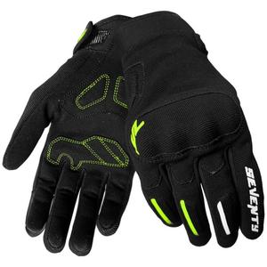 Γυναικεία γάντια μοτοσικλέτας Seventy Degrees SD-C42 Asphalt black-fluo yellow