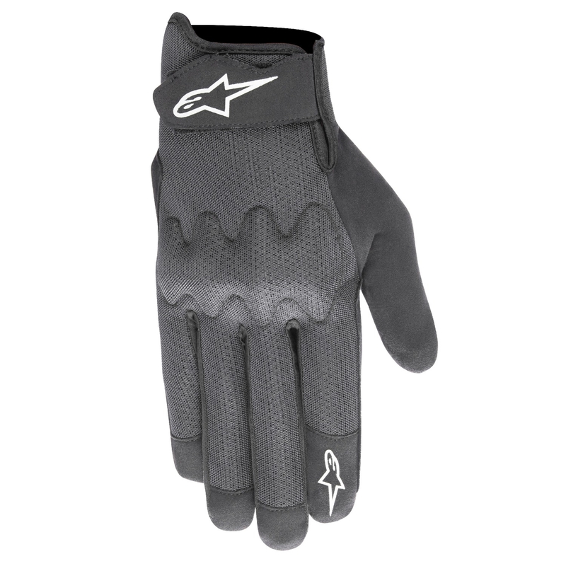 Alpinestars Stated Air Γάντια Μοτοσικλέτας Μαύρο και Ασημί