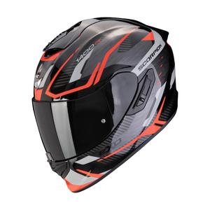 Κράνος μοτοσικλέτας Scorpion EXO-1400 EVO II AIR ACCORD γκρι-κόκκινο - ποιότητα II