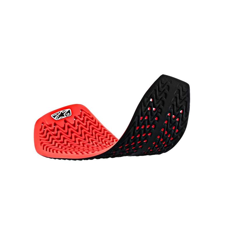 Alpinestars Nucleon Plasma Κόκκινο-Μαύρο εκτεταμένο προστατευτικό σπονδυλικής στήλης