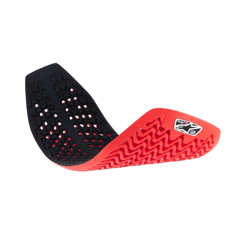 Alpinestars Nucleon Plasma Κόκκινο-Μαύρο εκτεταμένο προστατευτικό σπονδυλικής στήλης