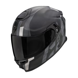 Ολοκληρωμένο κράνος μοτοσικλέτας Scorpion EXO-GT SP AIR TOURADVEN μαύρο-ασημί