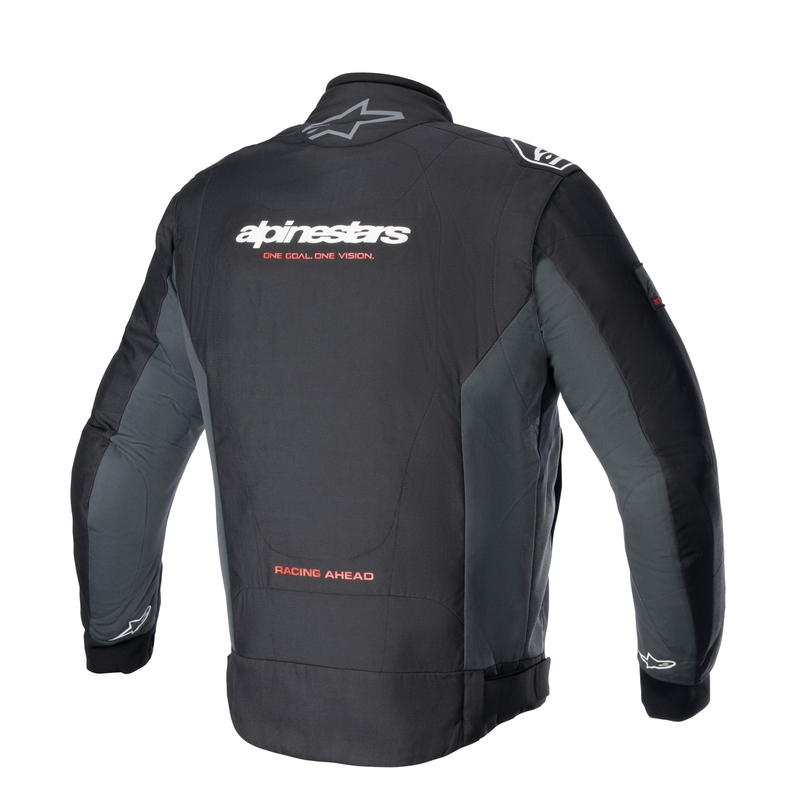 Alpinestars Monza Sport Μαύρο-γκρι-κόκκινο-λευκό μπουφάν μοτοσικλέτας