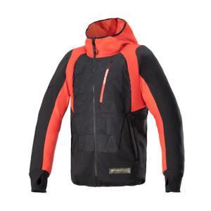 Alpinestars MO.ST.EQ Hybrid μαύρο και κόκκινο μπουφάν μοτοσικλέτας