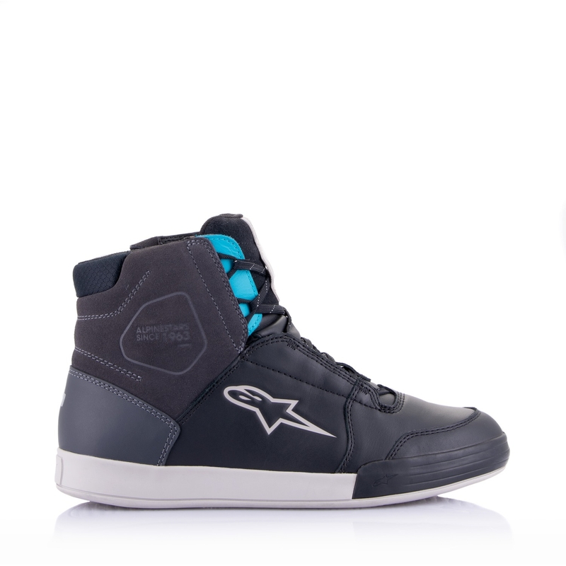 Alpinestars Stella Chrome Drystar Γυναικείες μπότες μοτοσικλέτας μαύρο γκρι μπλε