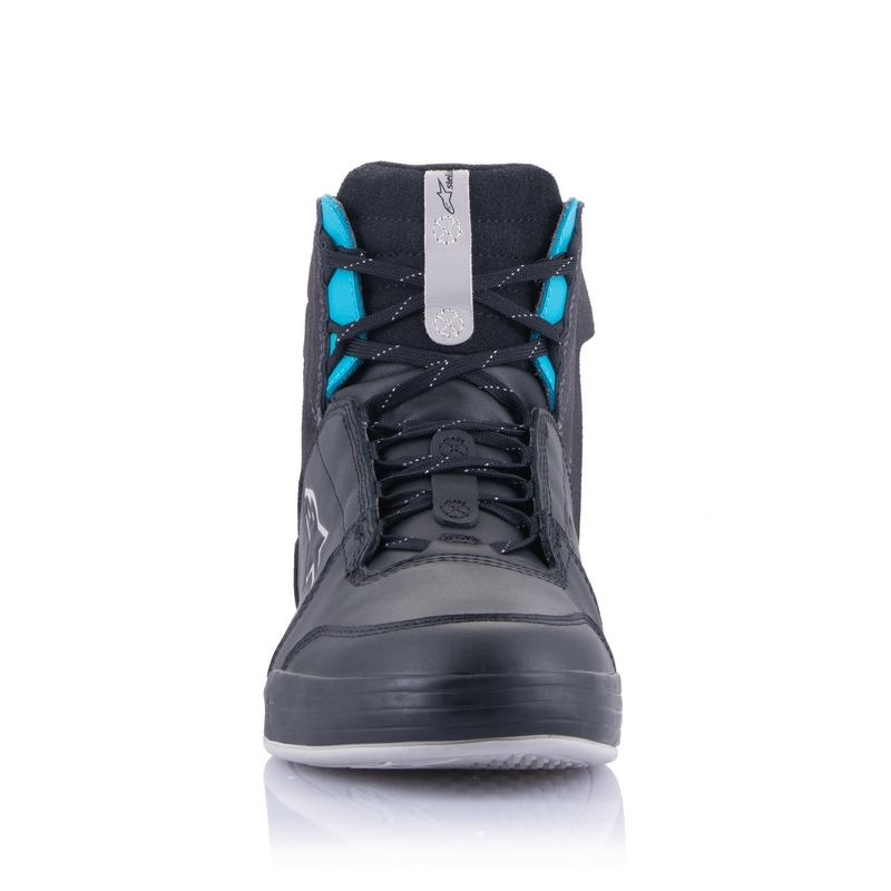 Alpinestars Stella Chrome Drystar Γυναικείες μπότες μοτοσικλέτας μαύρο γκρι μπλε