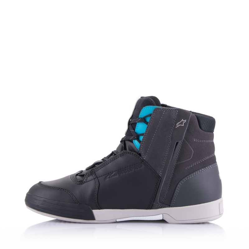 Alpinestars Stella Chrome Drystar Γυναικείες μπότες μοτοσικλέτας μαύρο γκρι μπλε