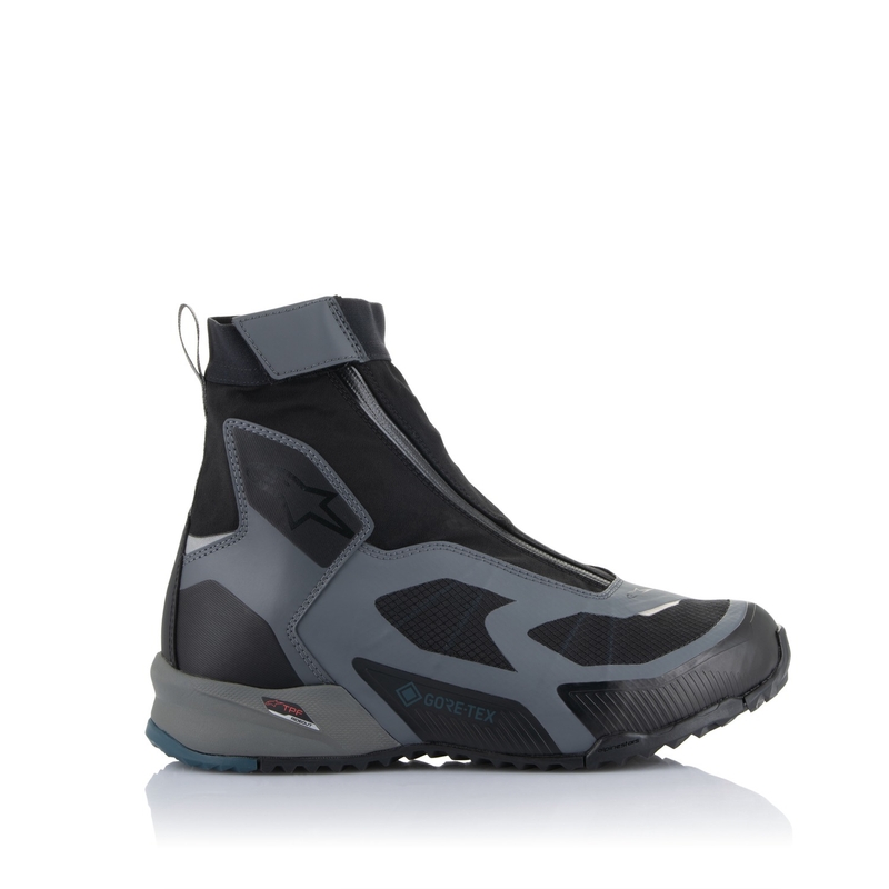 Alpinestars CR-8 Gore-Tex Black-Grey-Blue μπότες μοτοσικλέτας