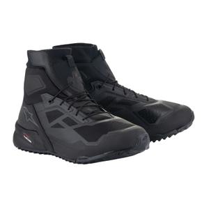 Alpinestars CR-1 μαύρες και σκούρες γκρι μπότες μοτοσικλέτας