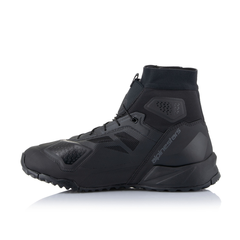 Alpinestars CR-1 μαύρες και σκούρες γκρι μπότες μοτοσικλέτας
