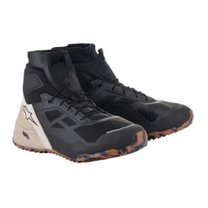 Alpinestars CR-1 μαύρες και ανοιχτές καφέ μπότες μοτοσικλέτας