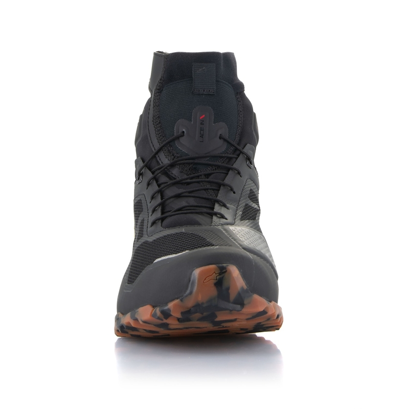 Alpinestars CR-1 μαύρες και ανοιχτές καφέ μπότες μοτοσικλέτας