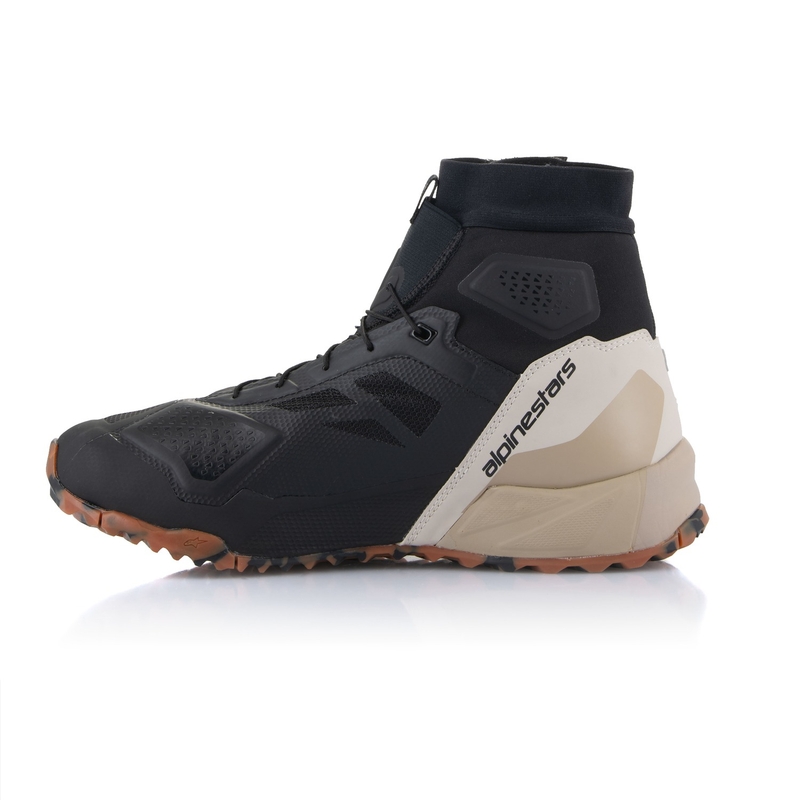 Alpinestars CR-1 μαύρες και ανοιχτές καφέ μπότες μοτοσικλέτας