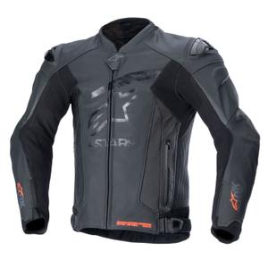 Alpinestars GP Plus R 4 Rideknit Μαύρο δερμάτινο μπουφάν μοτοσικλέτας