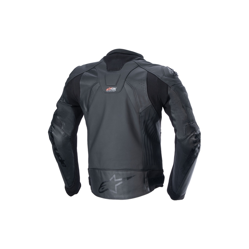 Alpinestars GP Plus R 4 Rideknit Μαύρο δερμάτινο μπουφάν μοτοσικλέτας