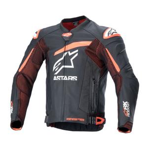 Alpinestars GP Plus R 4 Rideknit Black-Fluo Red-White δερμάτινο μπουφάν μοτοσικλέτας