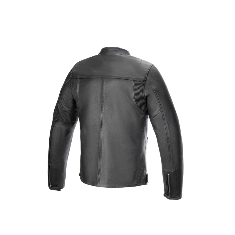 Alpinestars Blacktrack Μαύρο δερμάτινο μπουφάν μοτοσικλέτας